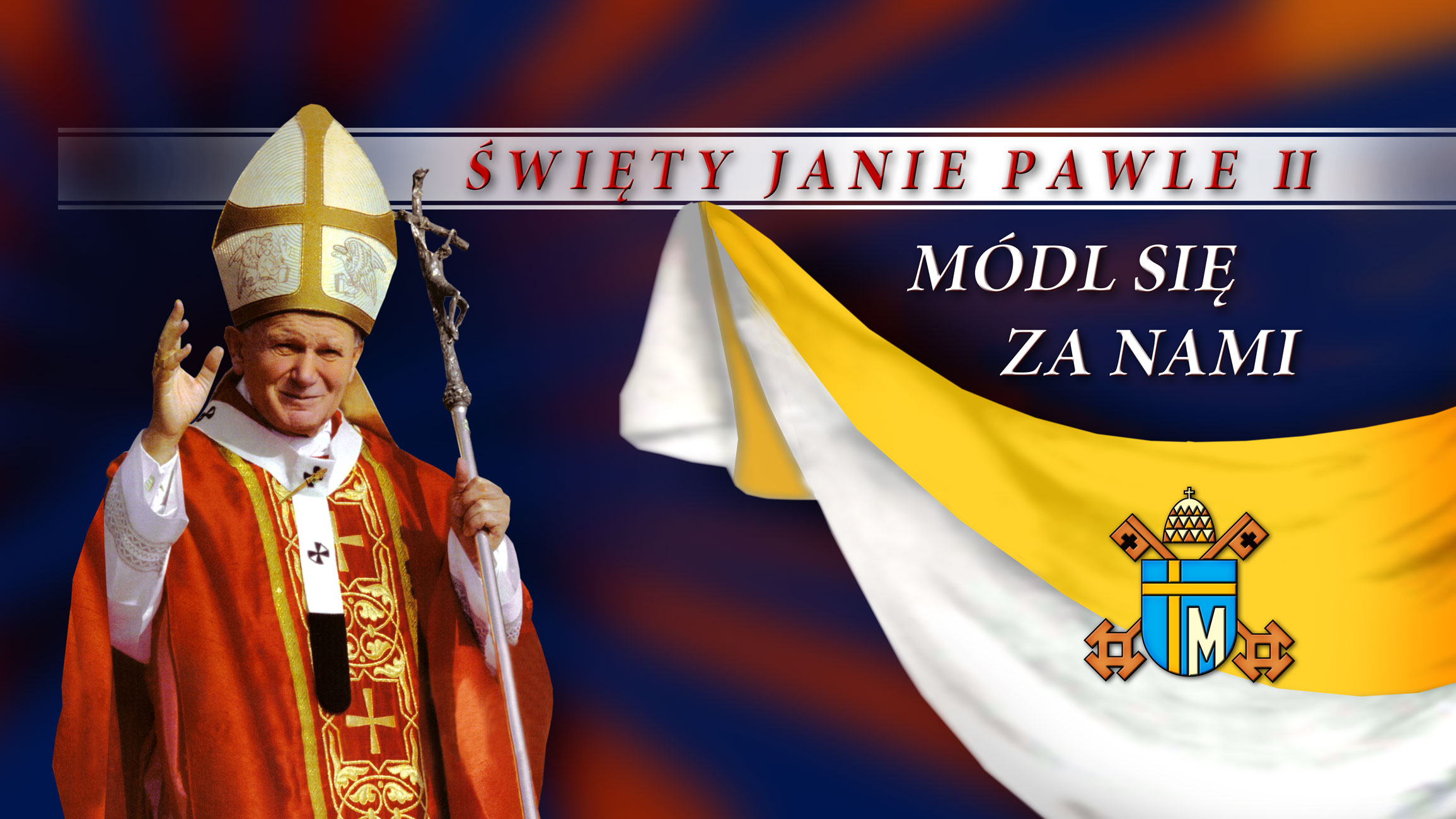 swiety jan pawel ii baner reli 8660