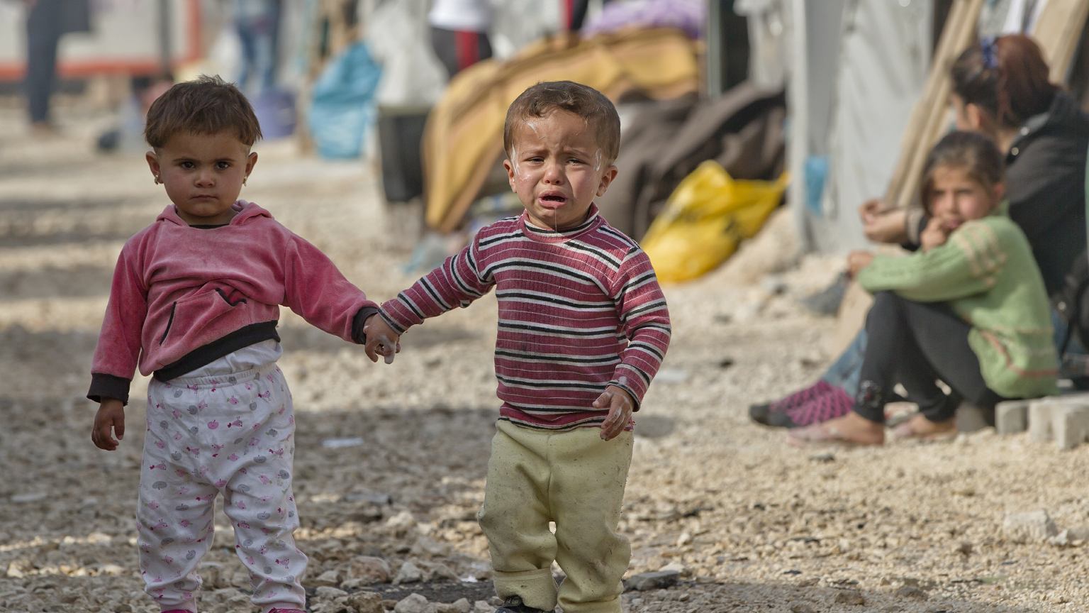 z21416874IERDzieci cierpiace w skutek dzialan wojennych w Syri